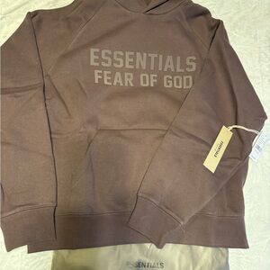 Fear of God ESSENTIALS Plum Hoodie